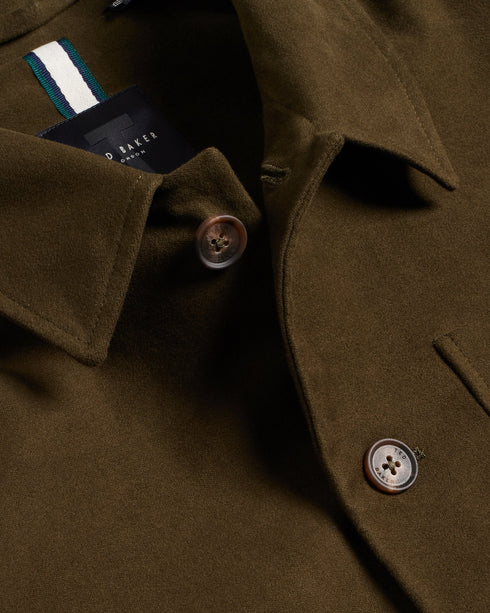 RUFUSJ-Jackets-On the hunt for the right every day jacket? RUFUSJ is the answer with a button through design that pairs well with any look, and moleskin material for the perfect amount of warmth. The classic collar and buttoned cuffs bring a smarter feel, whilst the patchwork pockets catch the eye. Moleskin jacket Button through design Patch pockets Cotton blend Classic collar Button fastened cuffs Lewis is 6'2" / 1.88m and wears Taupe in a Ted size 3- Ted Baker Romania